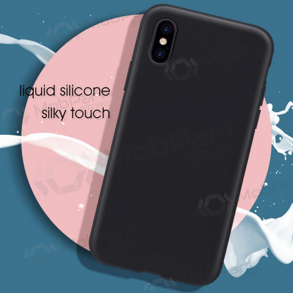 Θήκη Apple iPhone 13 mini - Liquid Silicone 1.5mm (μαύρο)