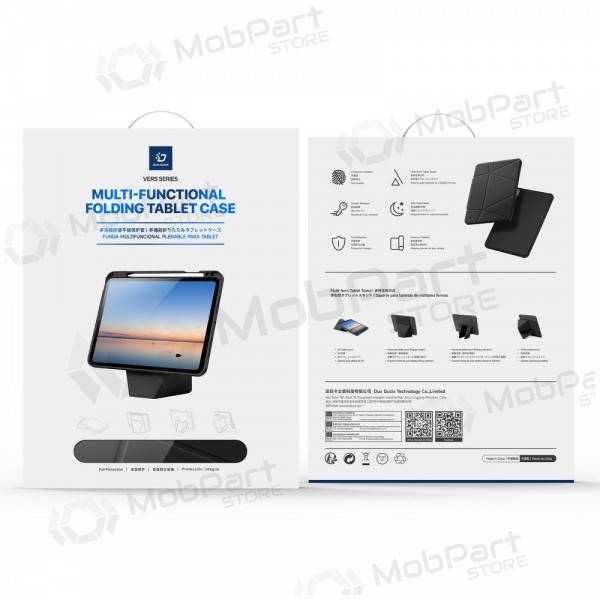 Θήκη Apple iPad 10.9 2022, iPad 11 2025 - Dux Ducis Vers (μαύρο)