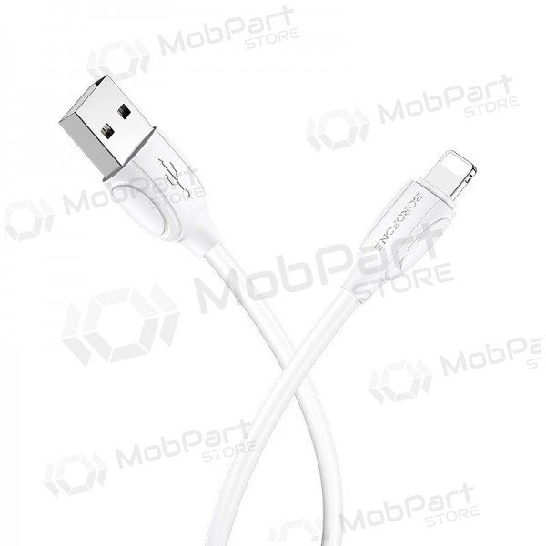 Καλώδιο Lightning Borofone BX19 USB-A σε Lightning 1 m λευκό