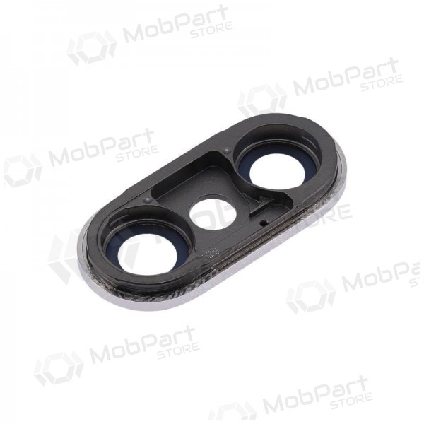 Apple iPhone X τζαμάκι κάμερας (ασήμι) (με πλαίσιο)