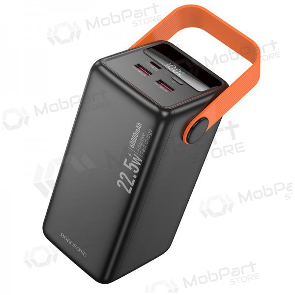 Εξωτερική μπαταρία Power Bank Borofone BJ66B 22.5W+PD20W 60000mAh μαύρος