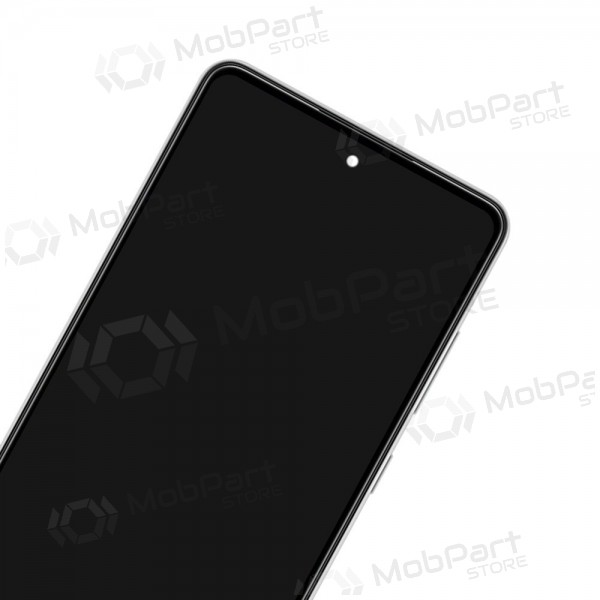 Samsung Galaxy A72 οθόνη - juodas - su rėmeliu - originalus