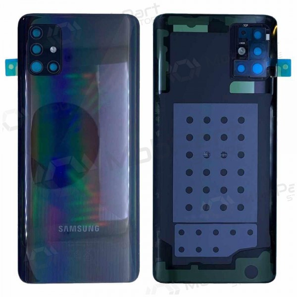 Samsung A515 Galaxy A51 2020 πίσω κάλυμμα μπαταρίας μαύρος (Prism Crush Black) (μεταχειρισμένος grade C, γνησια)