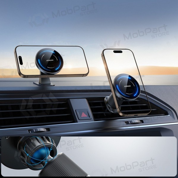 Automobilinis laikiklis-φορτιστής Joyroom JR-ZS502 MagSafe 15W (air vent/dashboard) μαύρος