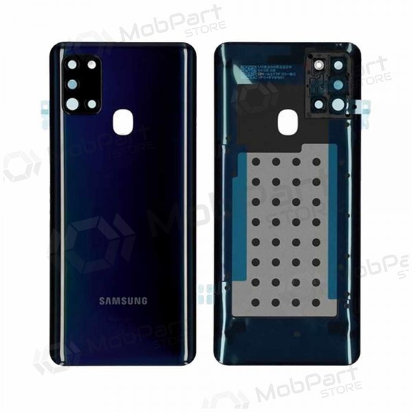 Samsung A217 Galaxy A21s 2020 πίσω κάλυμμα μπαταρίας (μαύρος) (μεταχειρισμένος grade C, γνησια)