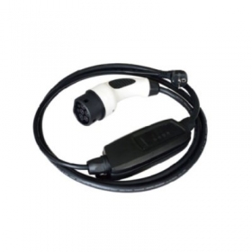 Elektromobilio nešiojamas φορτιστής Duosida Type 2 - Schuko (220V), 16A, 3.6kW, 1-fazė, 5m