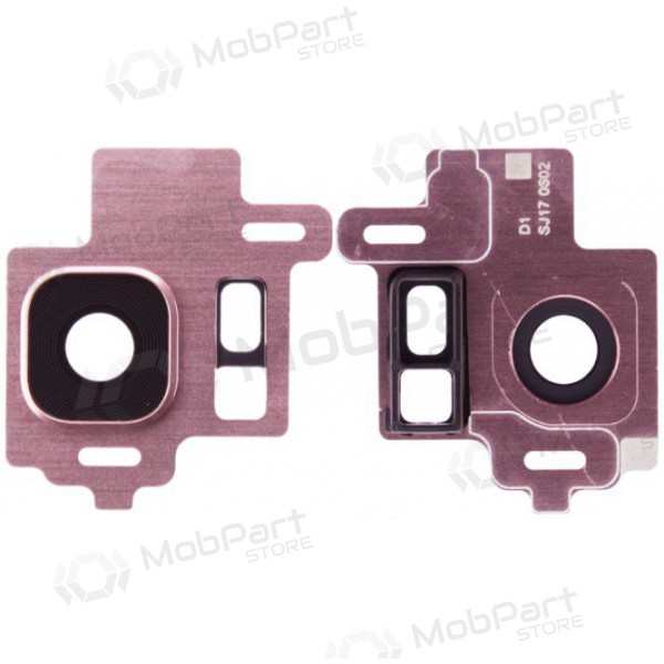 Samsung Galaxy S8 τζαμάκι κάμερας (με πλαίσιο) (ροζ)