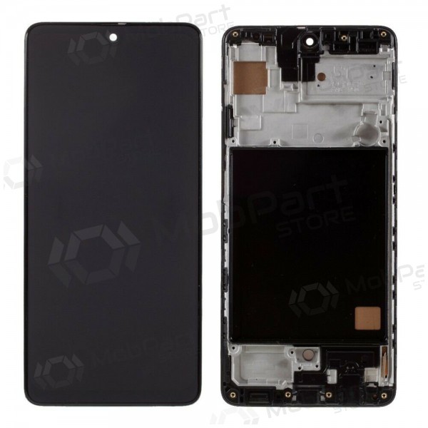Samsung M515 Galaxy M51 2020 οθόνη (μαύρος) (με πλαίσιο) (service pack) (γνησια)
