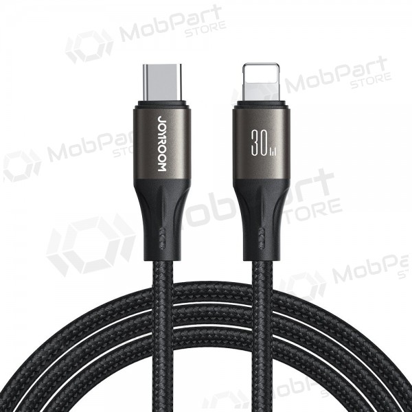 USB καλώδιο Joyroom SA25-CL3 USB-C to Lightning 30W 1.2m μαύρος