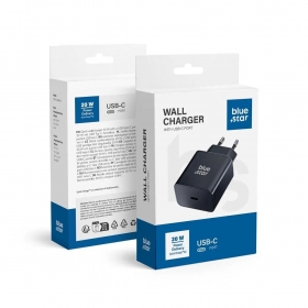 Φορτιστής τηλεφώνου Blue Star TFB-TC-20WPD 20 W USB-C μαύρος
