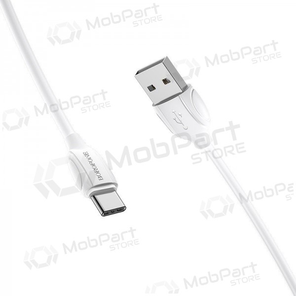USB καλώδιο Borofone BX19 USB-A to USB-C 1.0m άσπρο