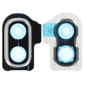 Samsung Galaxy A20e 2019 τζαμάκι κάμερας (ασήμι)