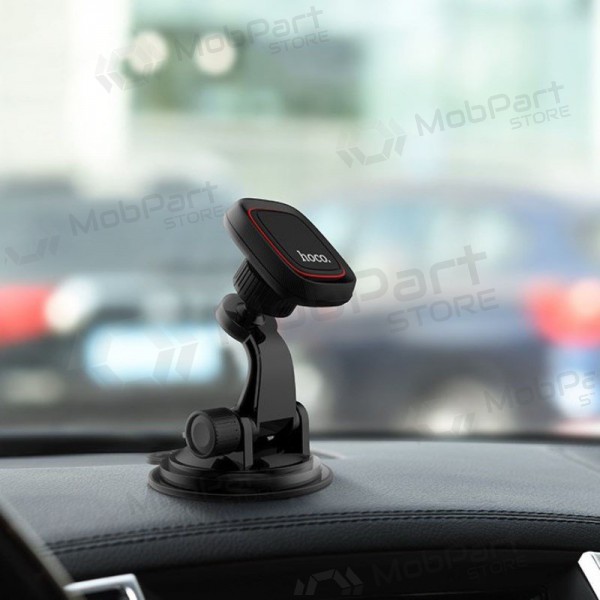 Automobilinis Γενικής telefono laikiklis Hoco CA28, mounted on the dashboard, magnetic, μαύρος