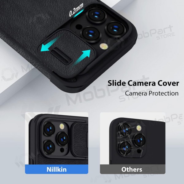 Θήκη Apple iPhone 14 - Nillkin Leather (μπλε)