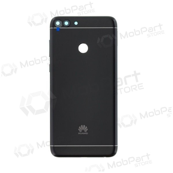 Huawei P Smart / Enjoy 7S πίσω κάλυμμα μπαταρίας (μαύρος) (μεταχειρισμένος grade C, γνησια)