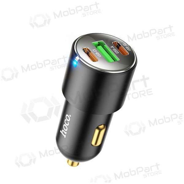 Φορτιστής αυτοκινήτου Hoco NZ6 45 W PD 2x USB-C + USB-A μαύρος