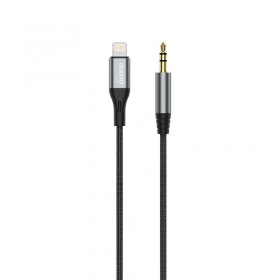 Καλώδιο ήχου Dudao L11Pro Lightning σε 3.5 mm 1 m μαύρο