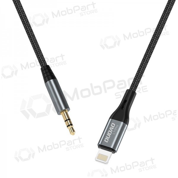 Καλώδιο ήχου Dudao L11Pro Lightning σε 3.5 mm 1 m μαύρο