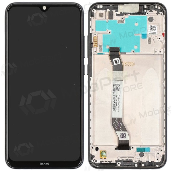 Οθόνη Xiaomi Redmi Note 8 / Note 8 2021 (μαύρη) (με πλαίσιο) (Premium)