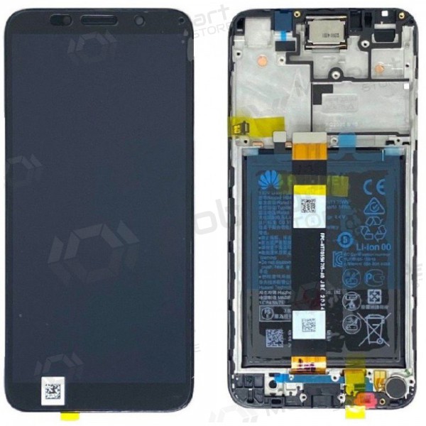 Huawei Y5p 2020 οθόνη (μαύρος) (με πλαίσιο και μπαταρία) (service pack) (γνησια)