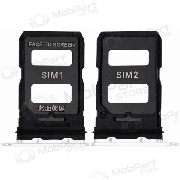 Θήκη κάρτας SIM Xiaomi 14, 14 Pro (λευκή)