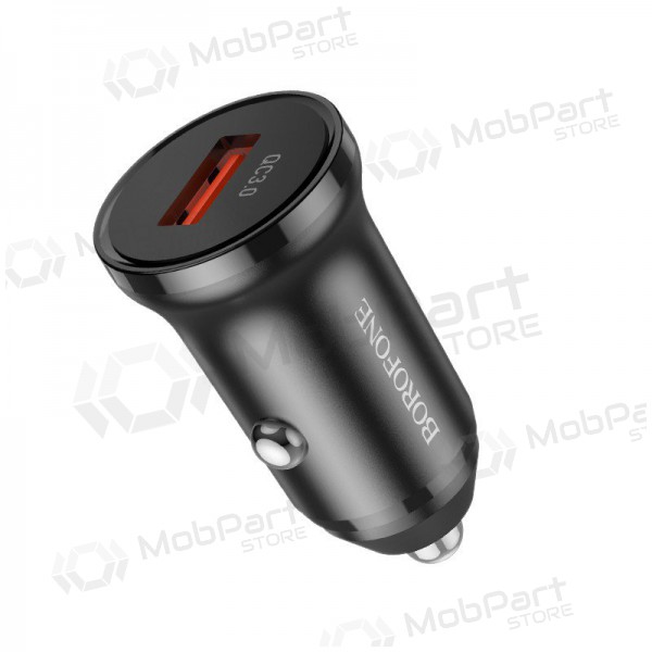 Φορτιστής automobilinis Borofone BZ18 Quick Charge 3.0 18W (μαύρος)