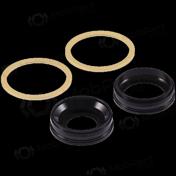 Apple iPhone 11 τζαμάκι κάμερας (2τεμ) (κίτρινος) (με πλαίσιο)