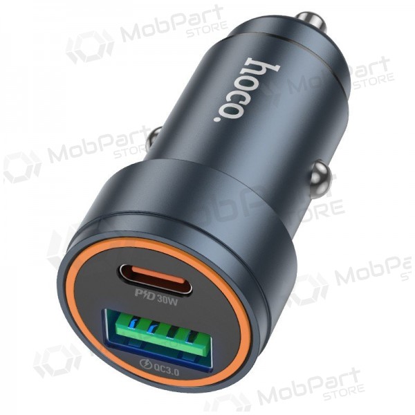 Φορτιστής αυτοκινήτου Hoco Z57A 30 W USB-C + USB-A