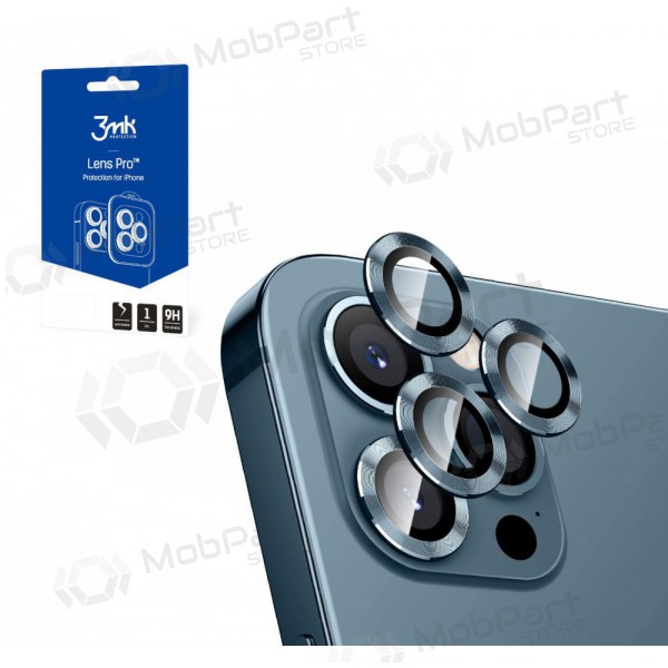 Apple iPhone 14 Pro / 14 Pro Max προστατευτικό σκληρυμένο γυαλί κάμερας - 3MK Lens Pro (ασημί)