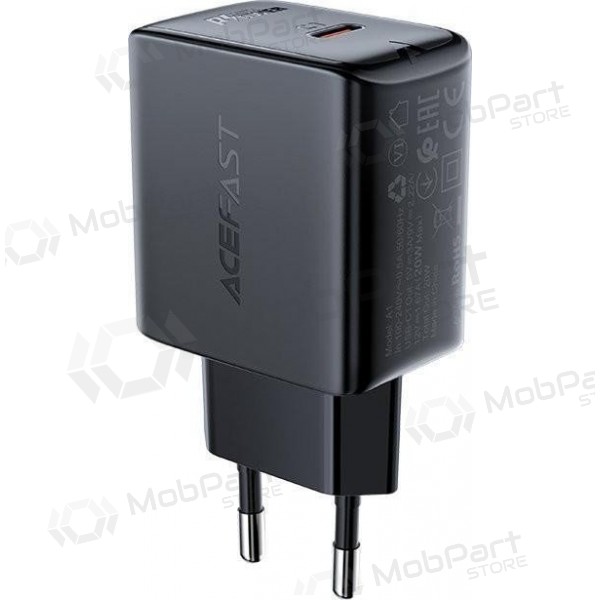 Φορτιστής buitinis Acefast A1 PD20W USB-C μαύρος