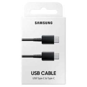 USB καλώδιο γνησια Samsung EP-DA705 Type-C-Type-C 1.0m στη συσκευασία μαύρος