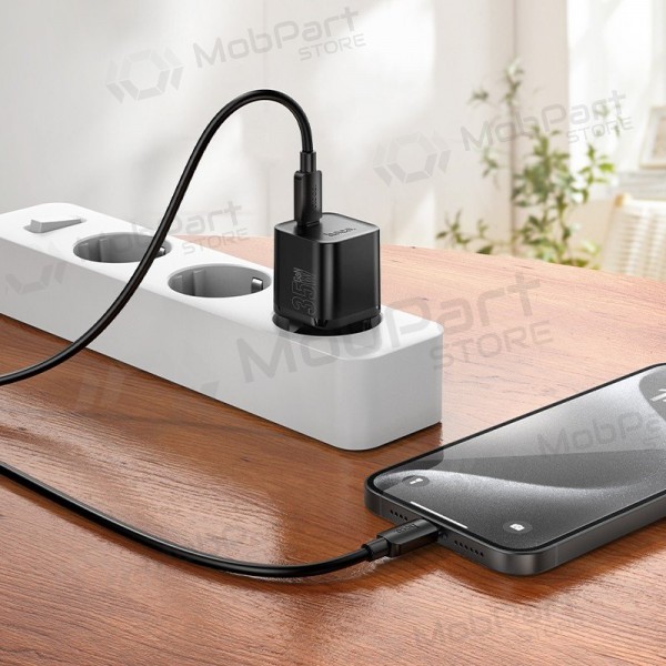 Φορτιστής τηλεφώνου Hoco N66 35 W GaN USB-C λευκός