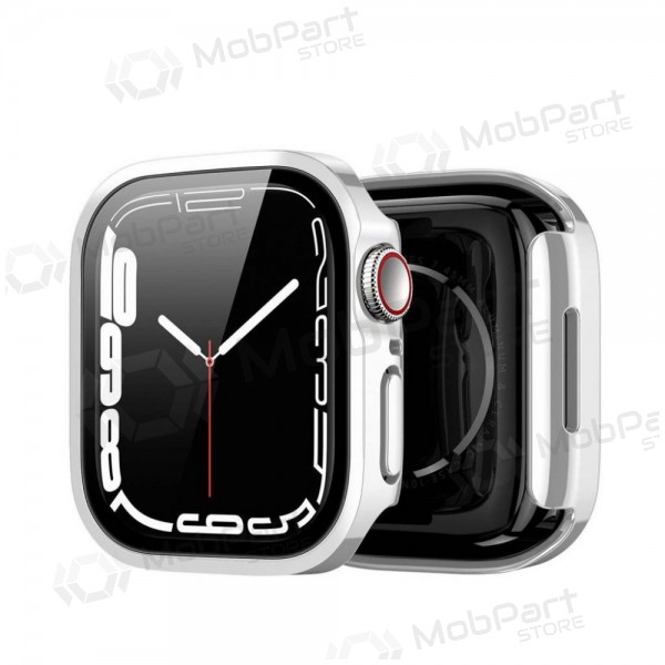 Προστατευτικό γυαλί LCD / θήκη Apple Watch 44mm - Dux Ducis Hamo (ασημί)