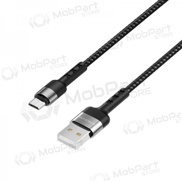 USB καλώδιο Borofone BX34 microUSB 1.0m (μαύρος)