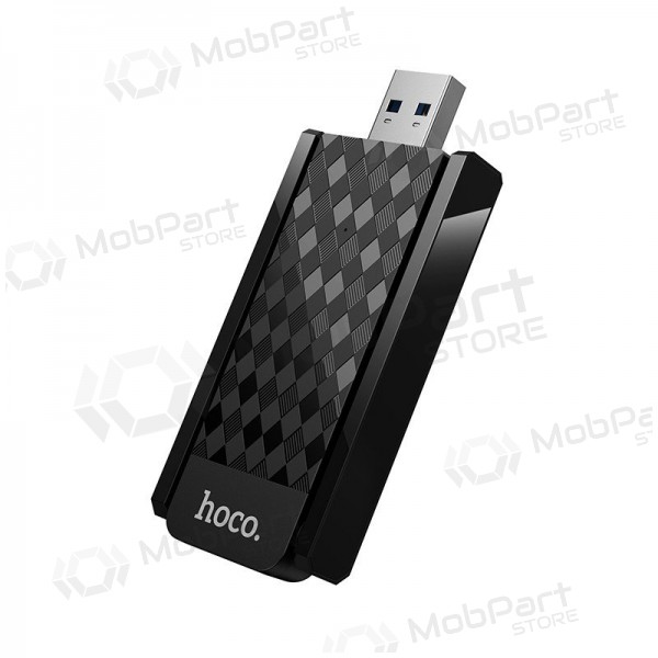 Προσαρμογέας USB Wi-Fi Hoco HI34 USB 3.0 Wi-Fi 6 μαύρος