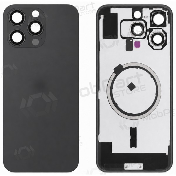 Πίσω κάλυμμα Apple iPhone 16 Pro Max (μαύρο) (Premium)