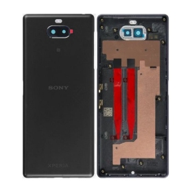 Sony Xperia 10 πίσω κάλυμμα μπαταρίας (μαύρος) (μεταχειρισμένος grade B, γνησια)