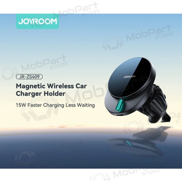 Automobilinis laikiklis-φορτιστής Joyroom JR-ZS409 MagSafe 15W μαύρος