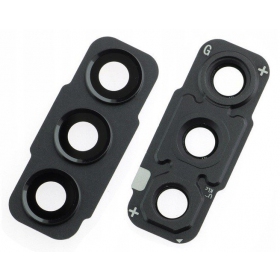 Samsung Galaxy S21 FE τζαμάκι κάμερας (με πλαίσιο) (μαύρος)