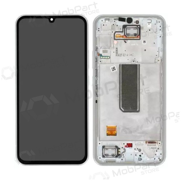 Samsung Galaxy A34 5G οθόνη (ασήμι) (με πλαίσιο) (γνησια)