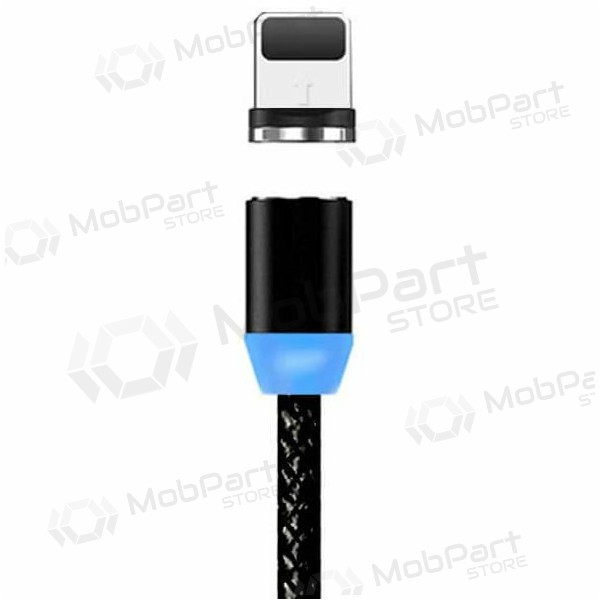 USB καλώδιο Magnetic Lightning 1.0m (μαύρος)