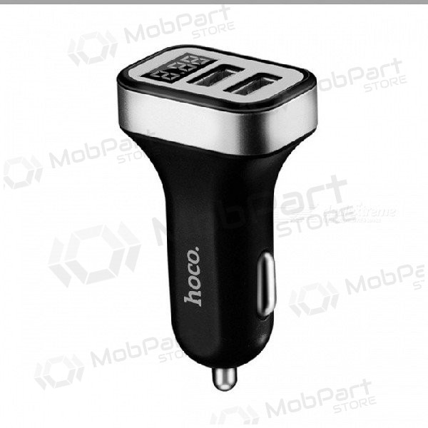 Φορτιστης αυτοκινητου HOCO Z3 Dual Usb (Display, 3.1A) (μαύρος)