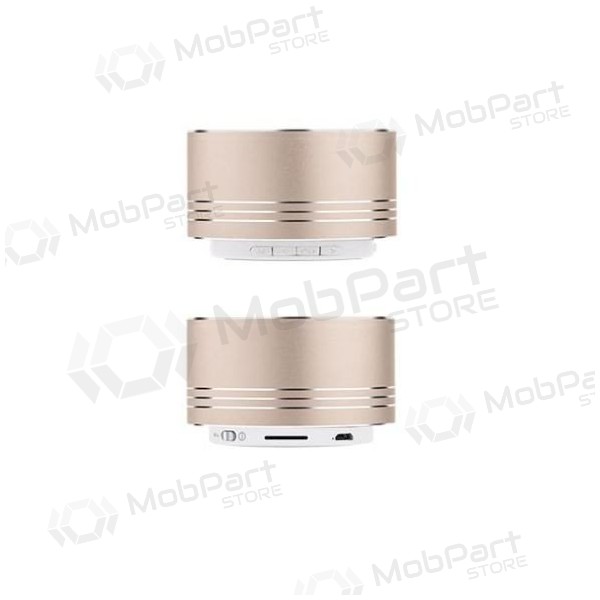Bluetooth φορητό ηχείο HOCO BS5 (MicroSD, handsfree ακουστικα, AUX,FM) (χρυσαφένιος)