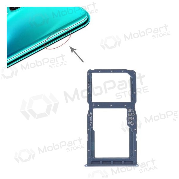 Huawei P30 Lite Υποδοχή κάρτας SIM μπλε (Peacock Blue)