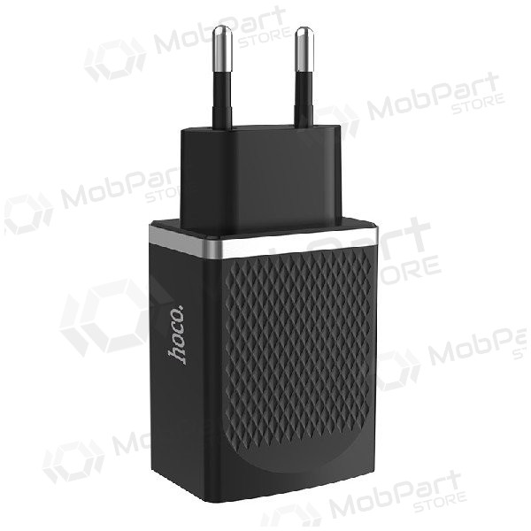 Φορτιστής HOCO C42A Vast power QC3.0 USB 18W (3.6V-6.5V/3A, 6.6V-9V/2A, 9.1V-12V/1.5A) (μαύρος)