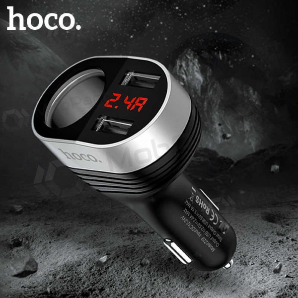 Φορτιστής automobilinis Hoco Z29 x 2 USB (3.1A) (μαύρος)