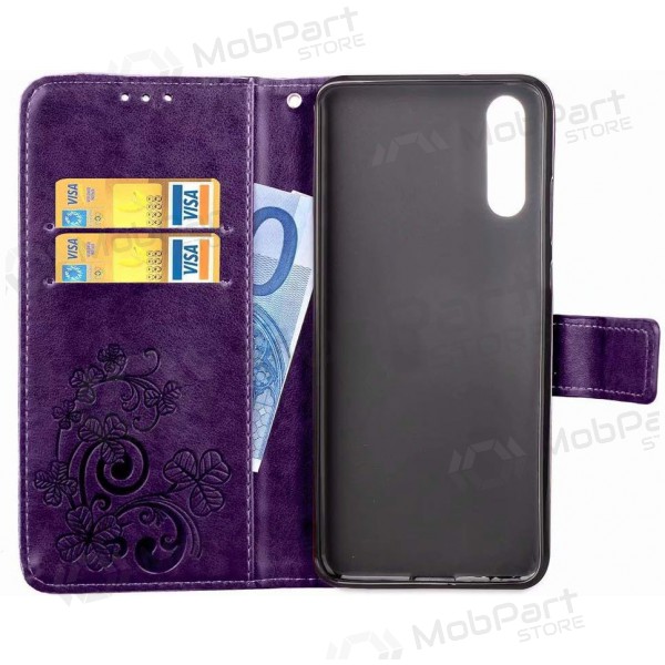 Θήκη Samsung Galaxy A13 5G, A04 - Flower Book (μοβ)