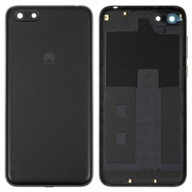 Huawei Y5 2018 / Y5 Prime 2018 πίσω κάλυμμα μπαταρίας (μαύρος) (μεταχειρισμένος grade C, γνησια)