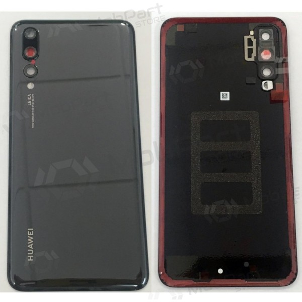 Huawei P20 Pro πίσω κάλυμμα μπαταρίας (μαύρος) (service pack) (γνησια)