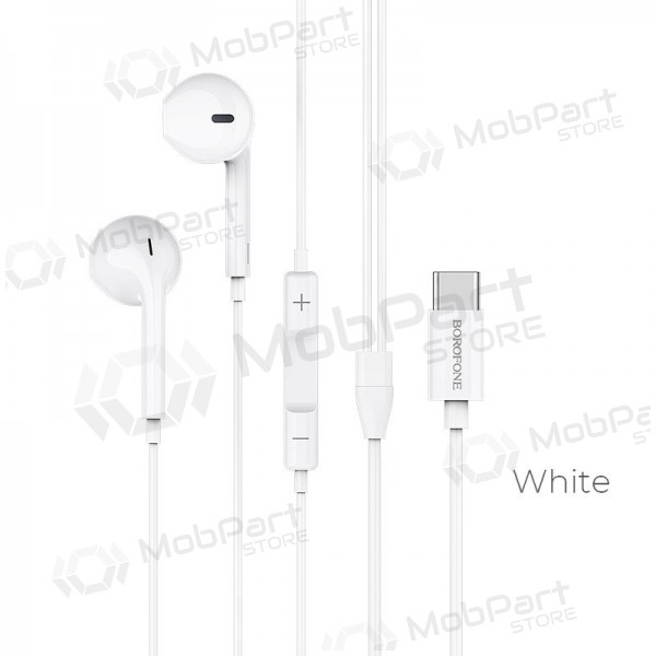 Handsfree ακουστικα Borofone BM27 Type-C (άσπρο)